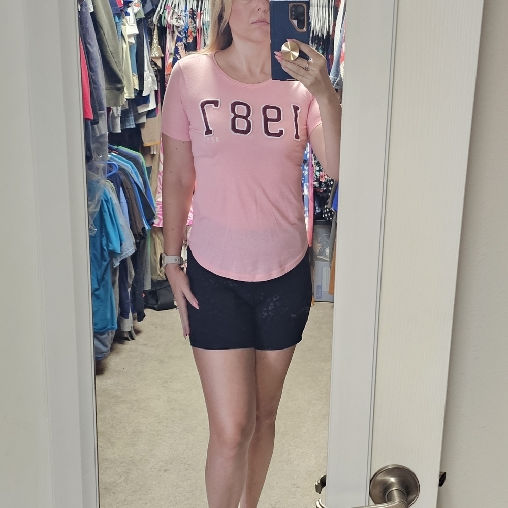 Aeropostale T-shirt Pink 1987 - Women's Small